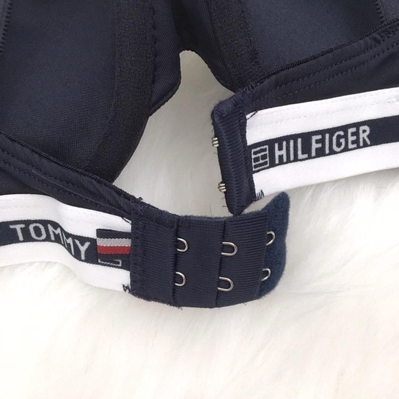 Tommy Hilfiger Navy Blue Classic Tee Push-Up Bra - Picture 3 of 4